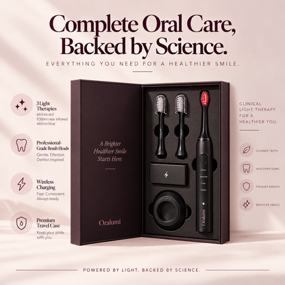 Oralumi Red + Blue Light Toothbrush