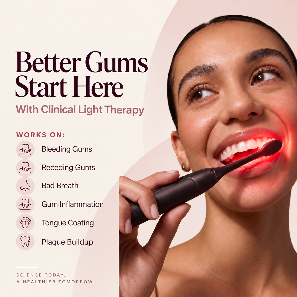 Oralumi Red + Blue Light Toothbrush