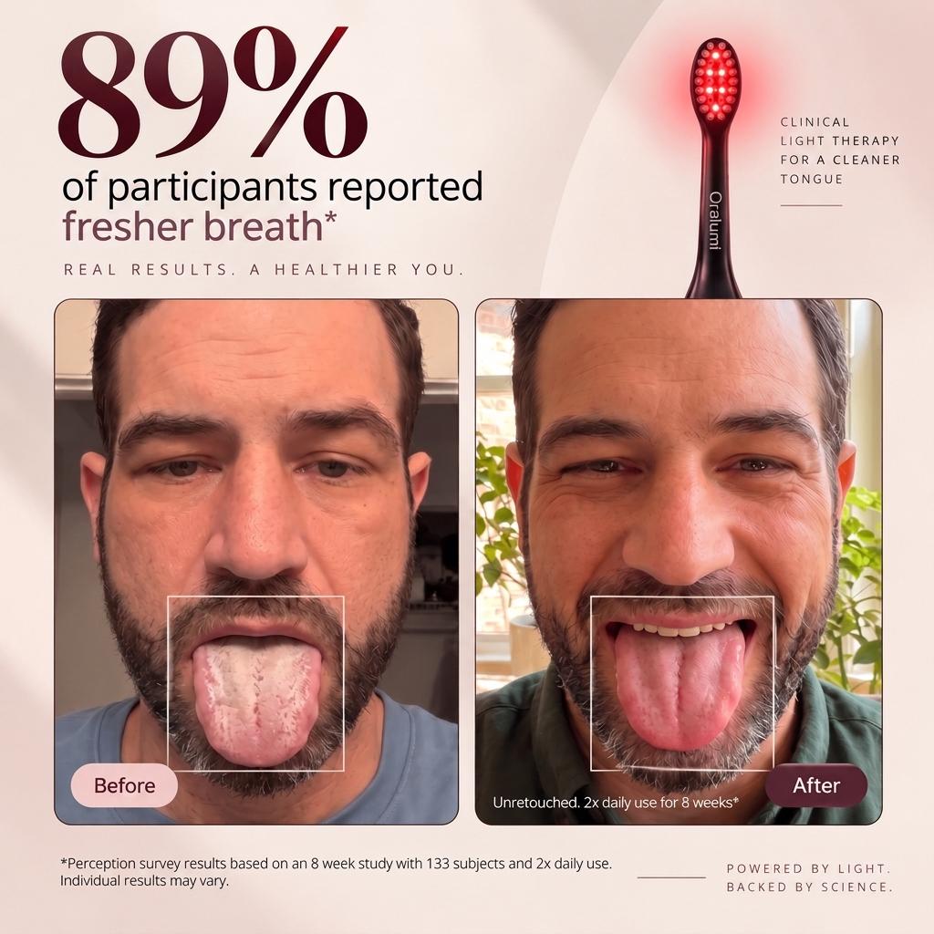 Oralumi Red + Blue Light Toothbrush